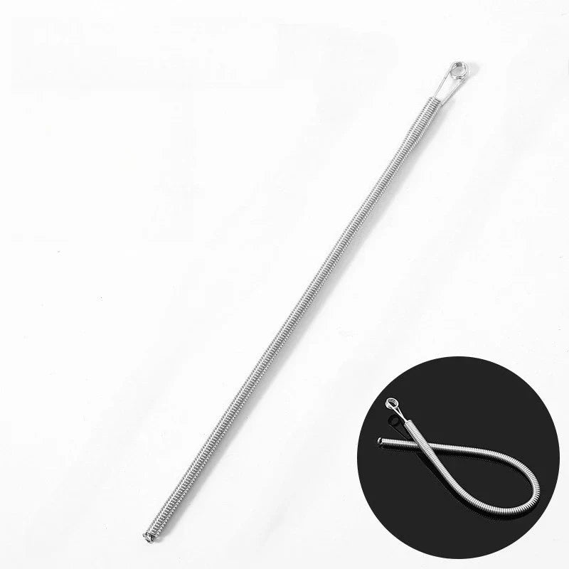 Spring Drawstring Threader Tool — Rope Threader Clip for Hoodies, Pants & Drawstring Replacement