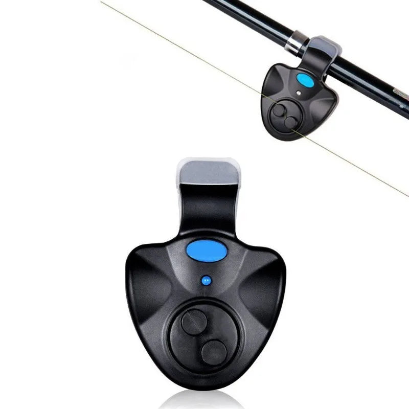 Electronic Fishing Bite Alarm - Loud Buzzer Rod Indicator with Day & Night LED Alert for Camping & Fishing