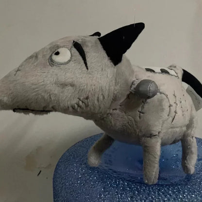 25cm Frankenweenie Sparky Dog Plush Toy – Soft Stuffed Animal Doll for Kids Birthday Gifts, Tim Burton Anime Collectible