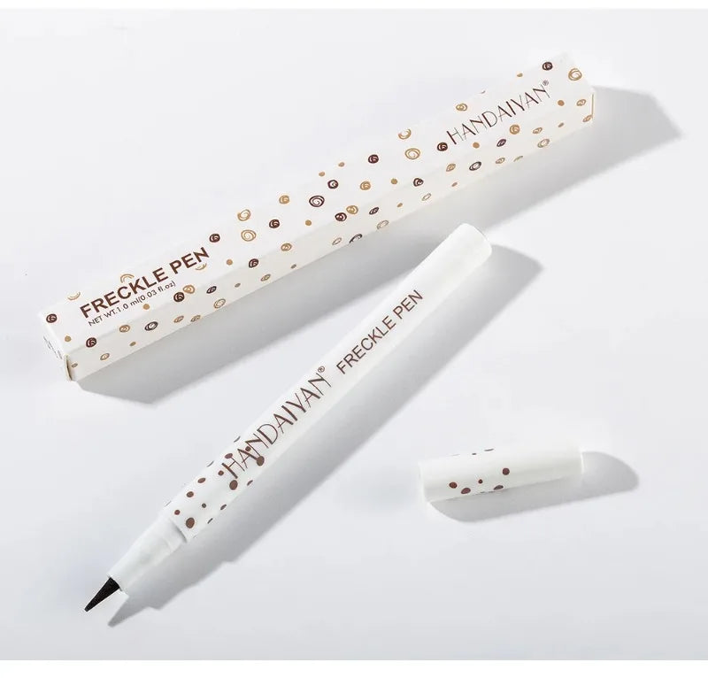 Face Fake Freckles Pen – Natural Waterproof Lifelike Dot Spot Makeup Tool for Long-Lasting Look