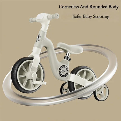 2-in-1 Children’s Balance Bike – Three-Wheeled Multifunctional Pedal Walker with Music & Lights, Indoor and Outdoor Baby Toy