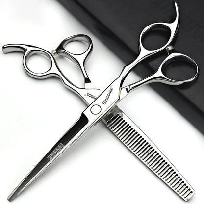 Professional Japanese Hair Cutting & Thinning Scissors – 6''/6.5''/7''/7.5'' Sharp Barber Shears for Salon & Home Use
