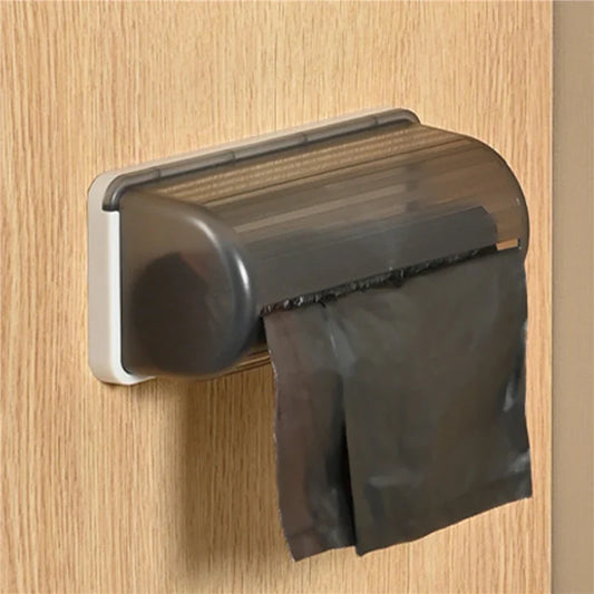 Wall-Mounted Trash Bag Storage Box – Plastic Garbage Bag Dispenser for Kitchen, Bathroom, and Home Organization