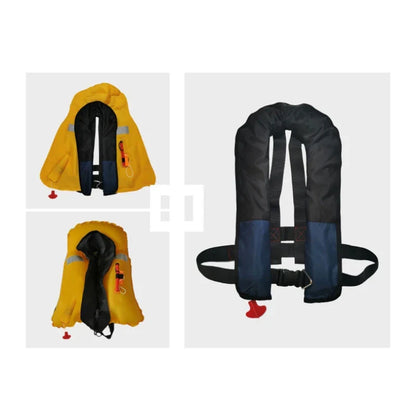 Professional Self-Inflatable Fishing Vest – 150N/100N Life Jacket for Adults, Manual & Auto Water Sports