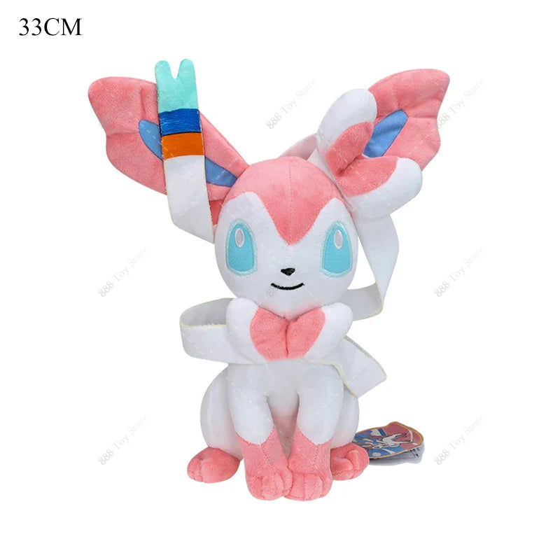 31cm Pokémon Plush – Shiny Umbreon Soft Stuffed Anime Doll | Eevee, Sylveon, Vaporeon, Flareon Collectible Toy