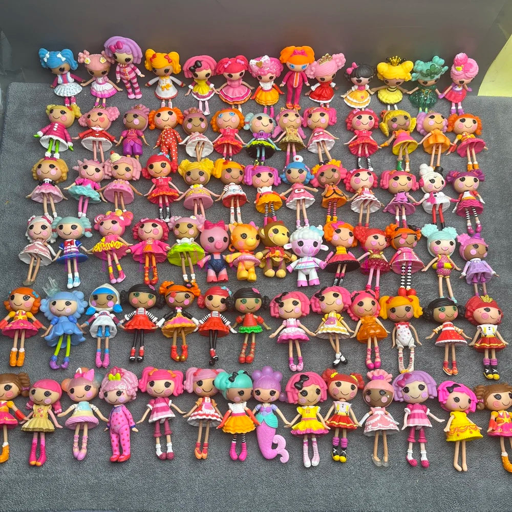 Lalaloopsy Little Sister & Pet Dolls - 8–10cm PVC Holiday Gift Collectible Toys