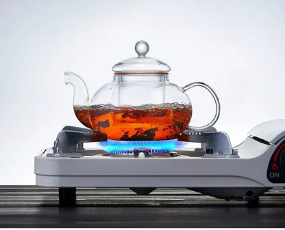 400ml/1000ml Heat-Resistant Glass Teapot – Kung Fu Teaware Set with Tea Strainer for Puer, Oolong, Barley