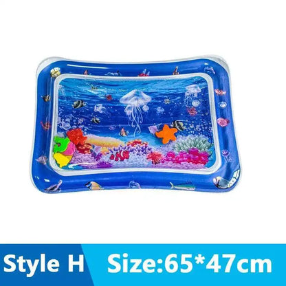 Cats & Dogs Inflatable Water Play Mat — Thickened Sensory Water Bed with Fish for Pet Interactive Fun