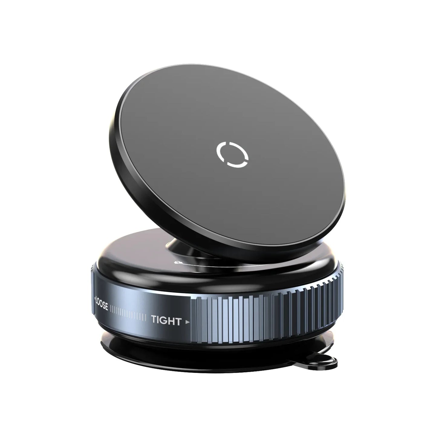 Magnetic Car Phone Mount – 360° Rotation, Vacuum Adsorption with Super Strong Suction for iPhone 12-16 Smartphones