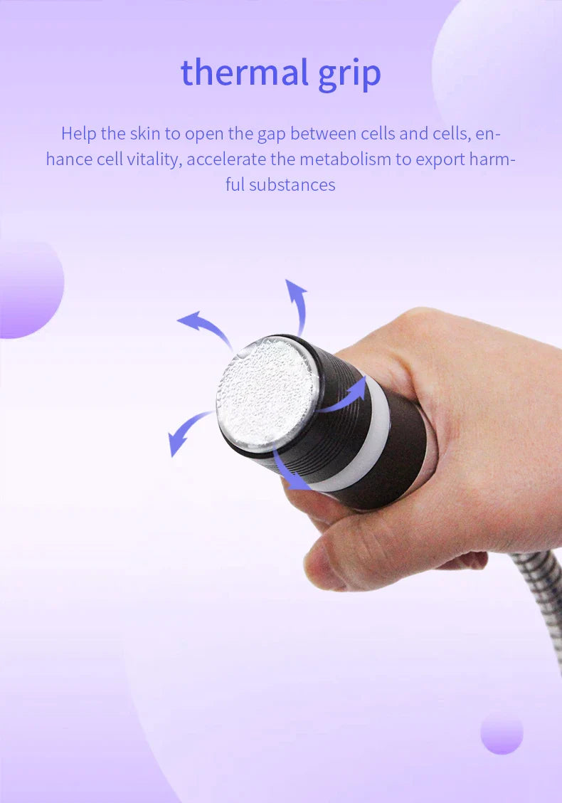 Hot Cold Electroporation No Needle Mesotherapy Machine – Anti-Aging RF Skin Cooling & Face Lifting Facial Equipment