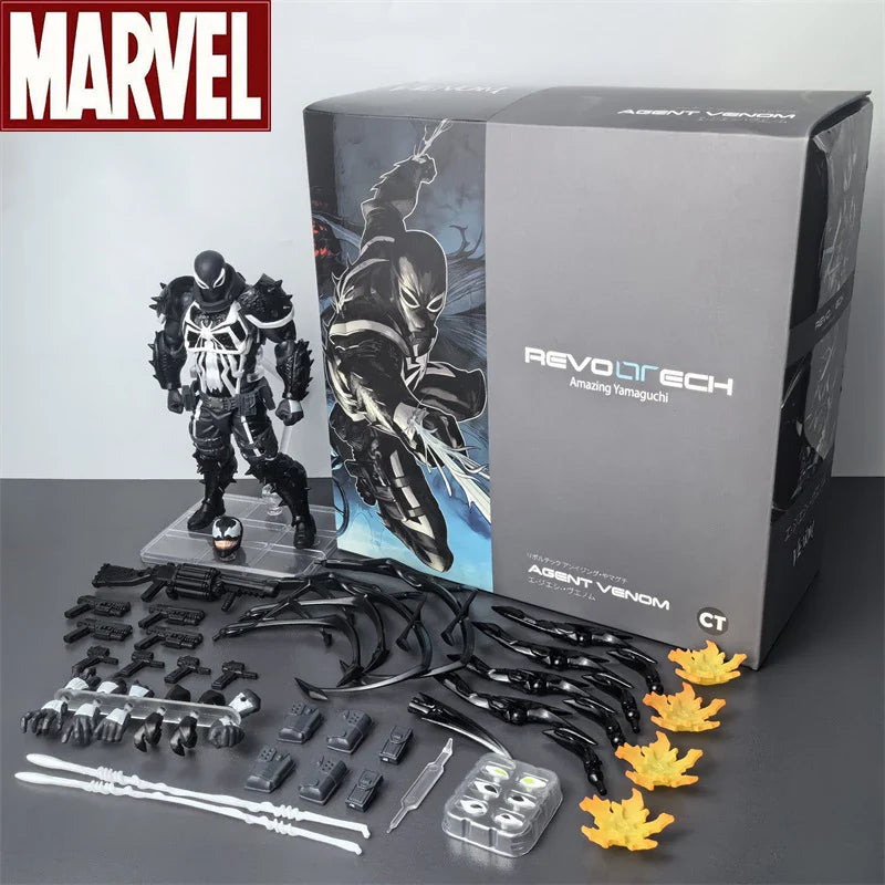 CT White Venom Action Figure – High-Quality KO Model with Accessories, Collectible Figurine Statue Ornament Christmas Gift