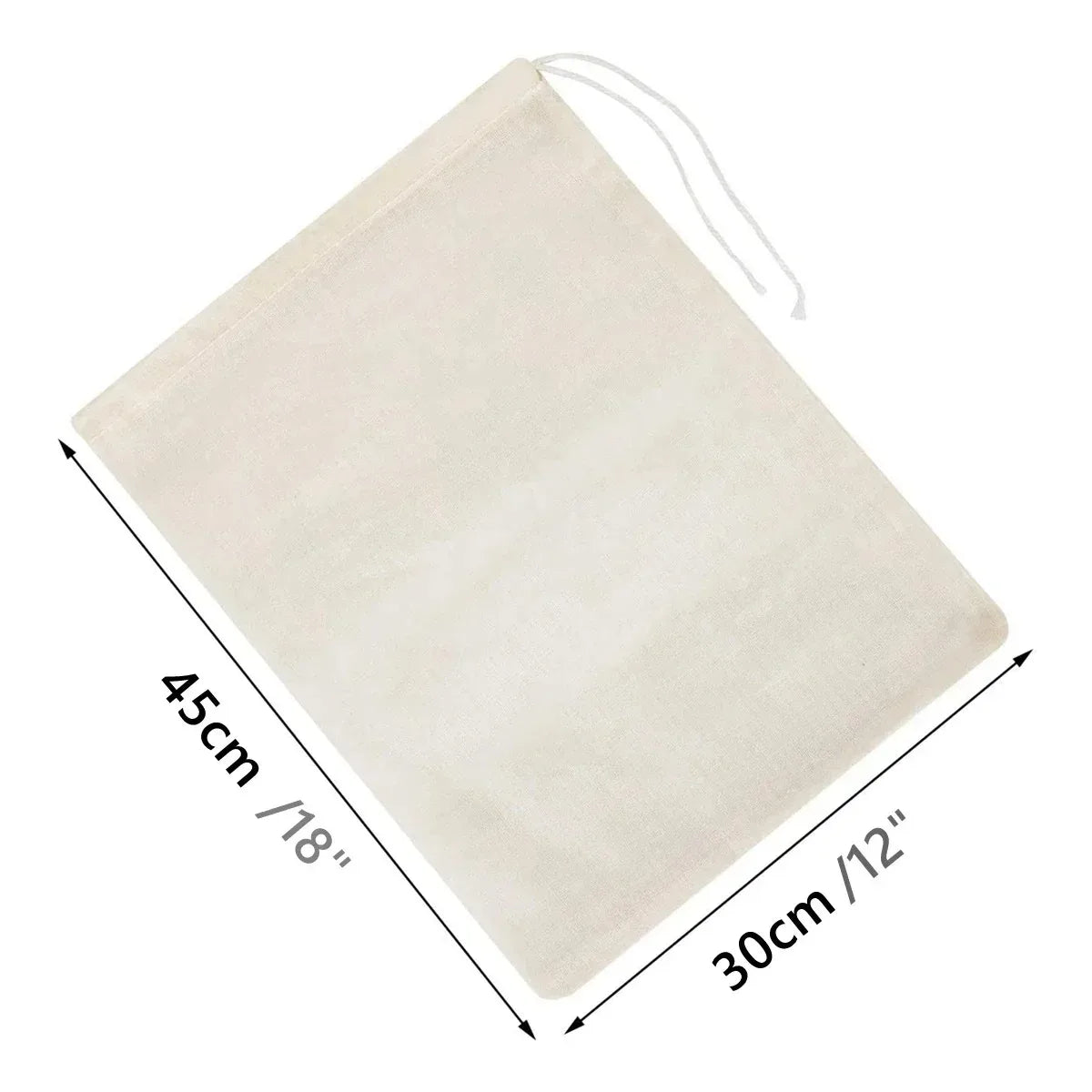 5Pcs Reusable Nut Milk Bag Set - Unbleached Nylon Cheesecloth Strainers, Fine Mesh Food Filter for Cheese, Yogurt, and Kitchen Use
