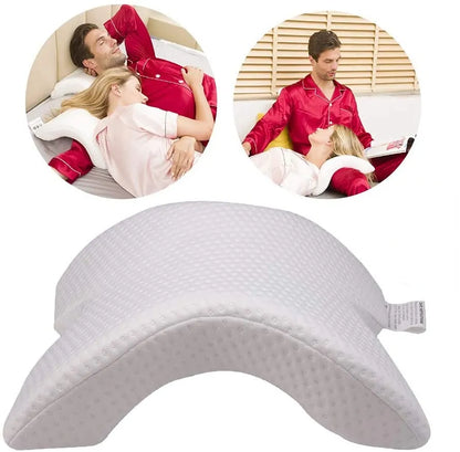 U-Shaped Memory Foam Orthopedic Pillow - Ergonomic Hand Pillow for Neck Support, Ideal for Side Sleepers and Travel