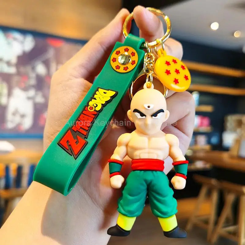 Dragon Ball Z Keychain – Super Saiyan Goku, Bulma, Broly, Piccolo & Majin Buu Car Pendant Toy Gift for Kids