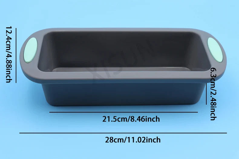 Heat Resistant Silicone Bakeware Set - Loaf, Bread, Muffin, Donut, and Cake Baking Tray Oven Pan Set