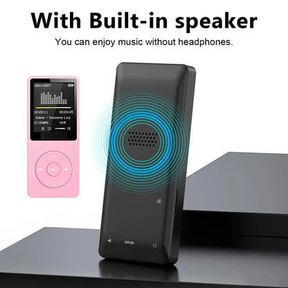 Portable Bluetooth MP3 Music Player - Lossless Audio FM Radio Sports Walkman Recorder