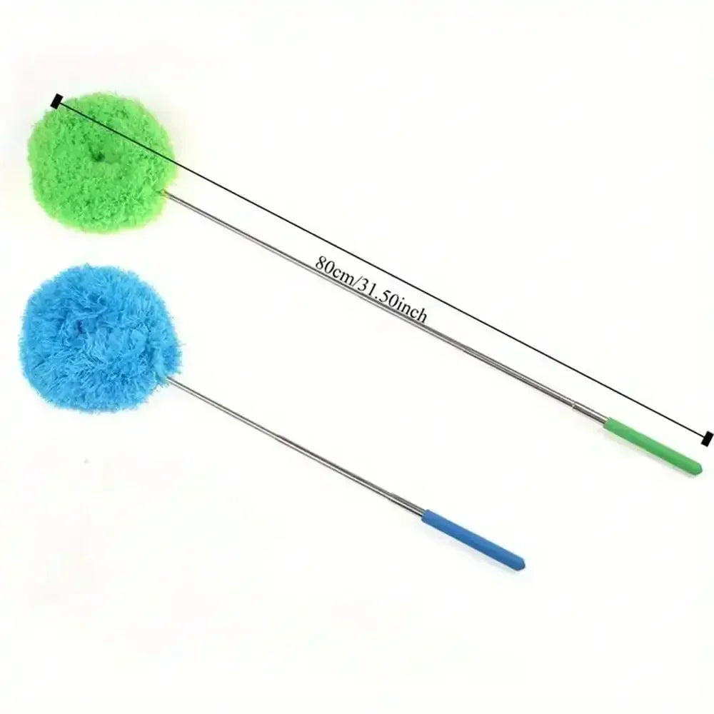 Extendable Microfiber Ceiling Fan Duster – Long Handle Dust Locking Reusable Cleaning Brush