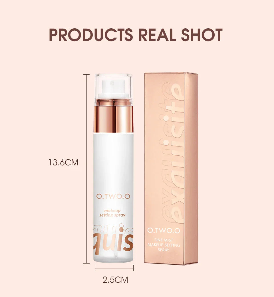 O.TWO.O Makeup Setting Spray – Long-Lasting Moisturizing Finish with Instant Film Formation & Makeup Lock