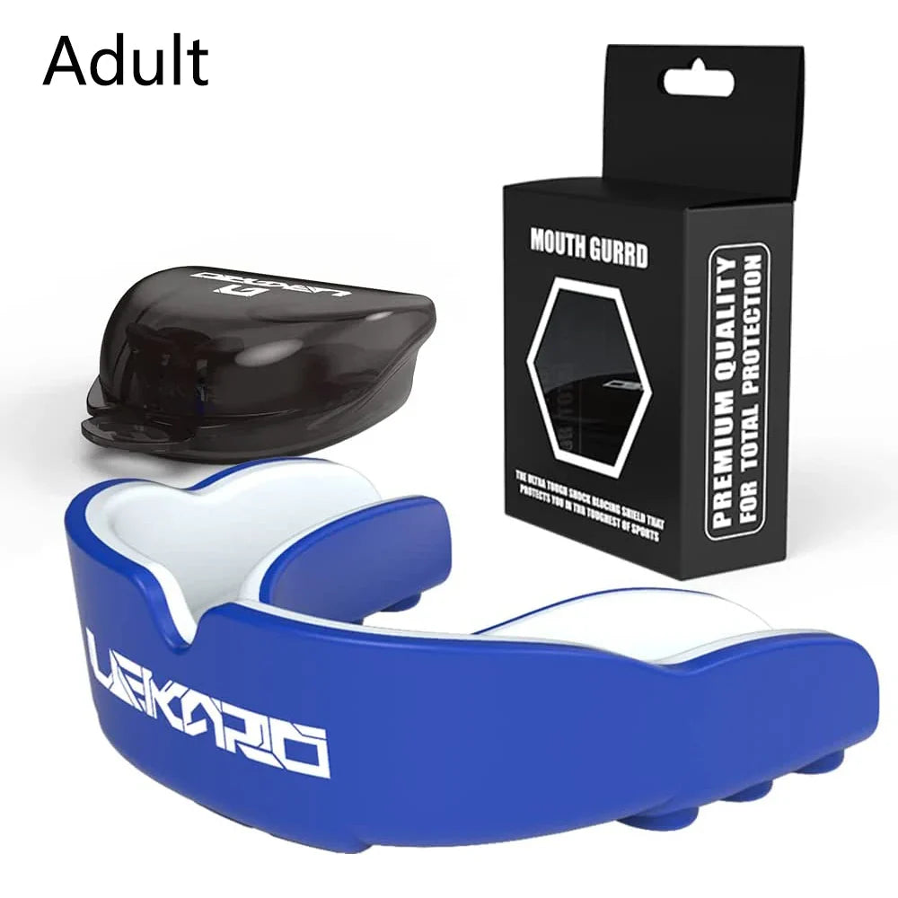 Professional Sports Mouthguard - Boxing, MMA, Muay Thai Training Tooth Protection Set for Kids & Adults