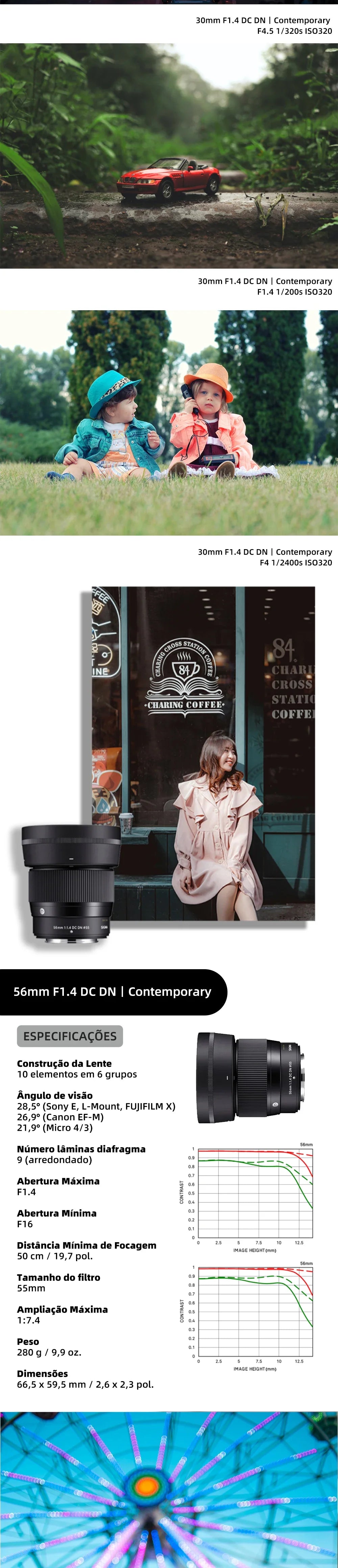 Sigma 16mm F1.4 DC DN Contemporary Lens – Wide Angle Mirrorless Camera Lens for Sony ZVE10, Canon EFM, Fujifilm XF, Nikon Z30/Z50