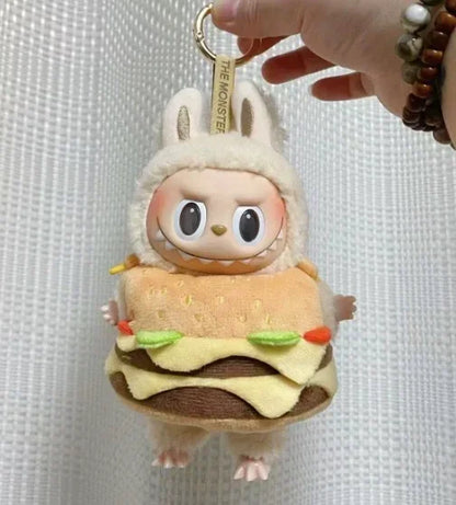 Mini Plush Doll Clothes — Kpop EXO Labubu V1 V2 Idol Outfit | Pit Strip Climbing Suit Accessories | Doll Clothing Gift
