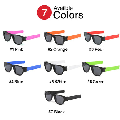 IENJOY Active Sunglasses - Foldable Polarized Sports Glasses for Men, Ideal for Driving and Cycling - Polariod Lens Technology
