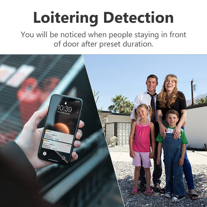 IMOU Video Doorbell 2S – 5000mAh Rechargeable Battery, 30° Pan Lens, Human Detection, Two-Way Talk, Waterproof, 100% Wire-Free with Chime