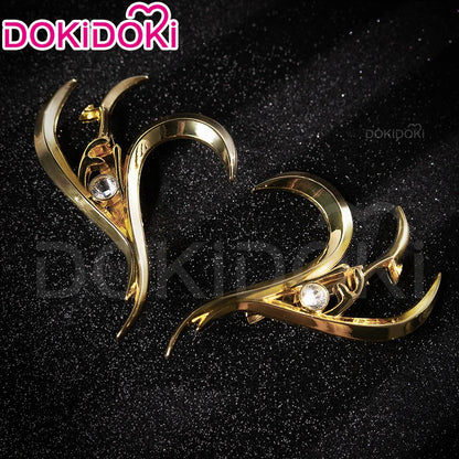 Rumii Miraa Zoeyy Cosplay Earrings — DokiDoki Metal Headwear for Halloween & Costume Accessories