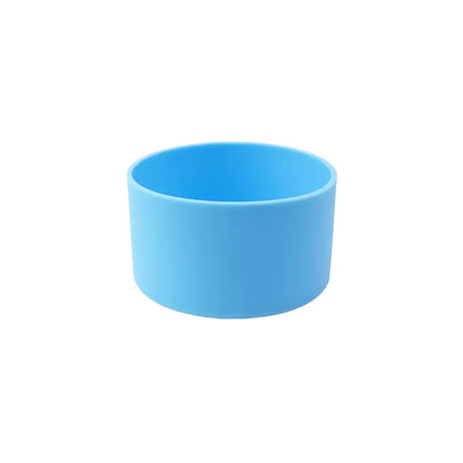 17 Colors 7.0CM Silicone Cup Bottom Cover – Heat Insulation Coaster Sleeve & Anti-Slip Water Bottle Sleeve