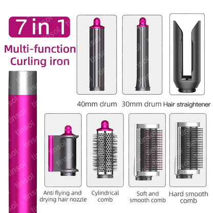 7-in-1 Multifunctional Hair Styling Set – Curling Iron, Hair Dryer & Straightener for Salon-Quality Home Styling