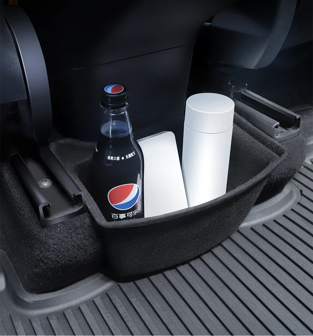 YZ Storage Box for Tesla Model 3 & Model Y – Center Armrest Hidden Box & Cup Holder Organizer, 2023-2022 Car Accessories