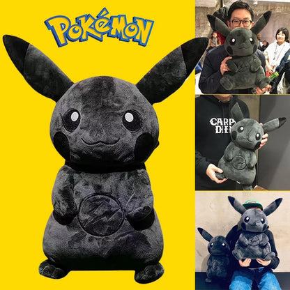 30cm Dark Pikachu Plush — Pokémon X Fragment Anime Kawaii Pop Doll, Pillow & Birthday Gift