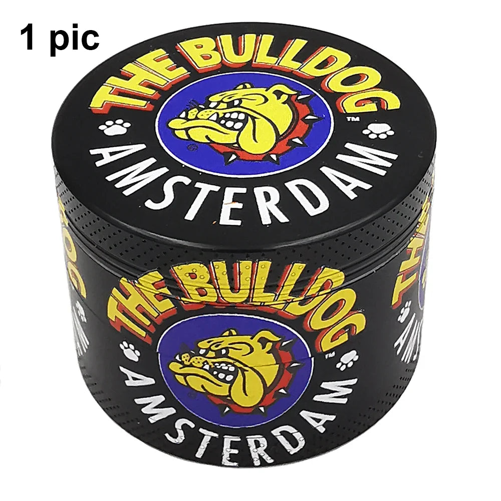 50mm Metal Dog Herb Grinder — 4-Layer Manual Spice, Pepper & Tobacco Mill for Smoking Accessories