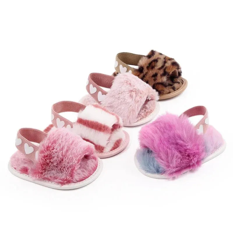 Meckior Baby Walking Shoes — Breathable Soft Sandals for Girls, Color Block Garden Shoes 0-18M