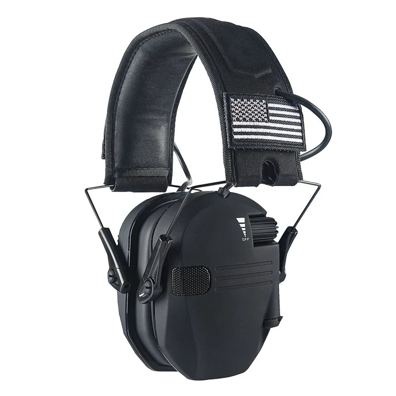 Active Helmet Mounted Earmuffs – Electronic Hearing Protection, Noise Reduction Headphones for Shooting & Hunting