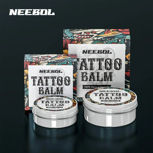 Tattoo Aftercare Butter Balm – Natural Ingredient Cream for Ink Color Enhancement & Moisturizing Old & New Tattoos