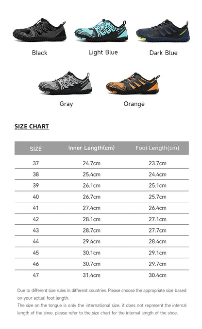 HOBIBEAR Wide Toe Barefoot Shoes – Unisex Artificial Leather Outdoor Walking Sneakers, Zero Drop Minimalist with Elastic Band