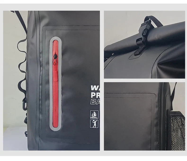 Waterproof Kayak Dry Bag – Large PVC Backpack for Swimming, River Trekking, Beach, Diving & Canoeing