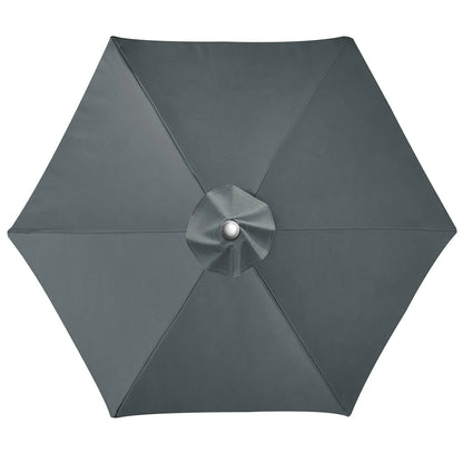 Universal 6/8 Rib Patio Umbrella Replacement Canopy – Polyester Sunshade & Rainproof Outdoor Cover Cloth
