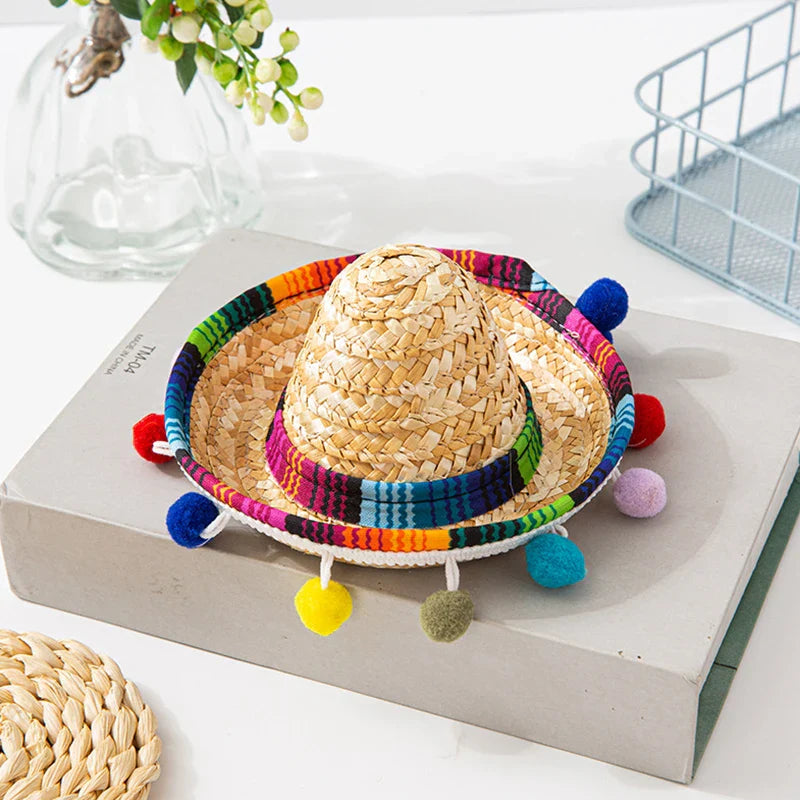 Mexican Mini Sombrero Headbands - Festive Hair Hoops for Carnival, Halloween, and Party Fun