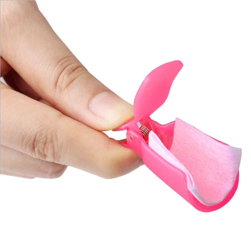 LULAA Nail Soak Off Clips - UV Gel Polish Remover Caps for Fingernail Removal