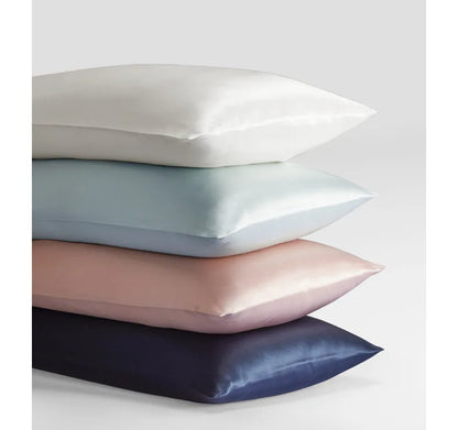 JuwenSilk Mulberry Silk Pillowcase – Silky Satin Natural Silk Pillowcase for Standard & Queen Size Beds