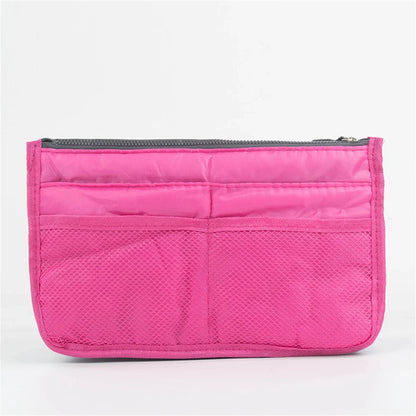 Multifunctional Bi-Fold Storage Bag - Large Capacity Double Zipper Makeup & Toiletry Organizer