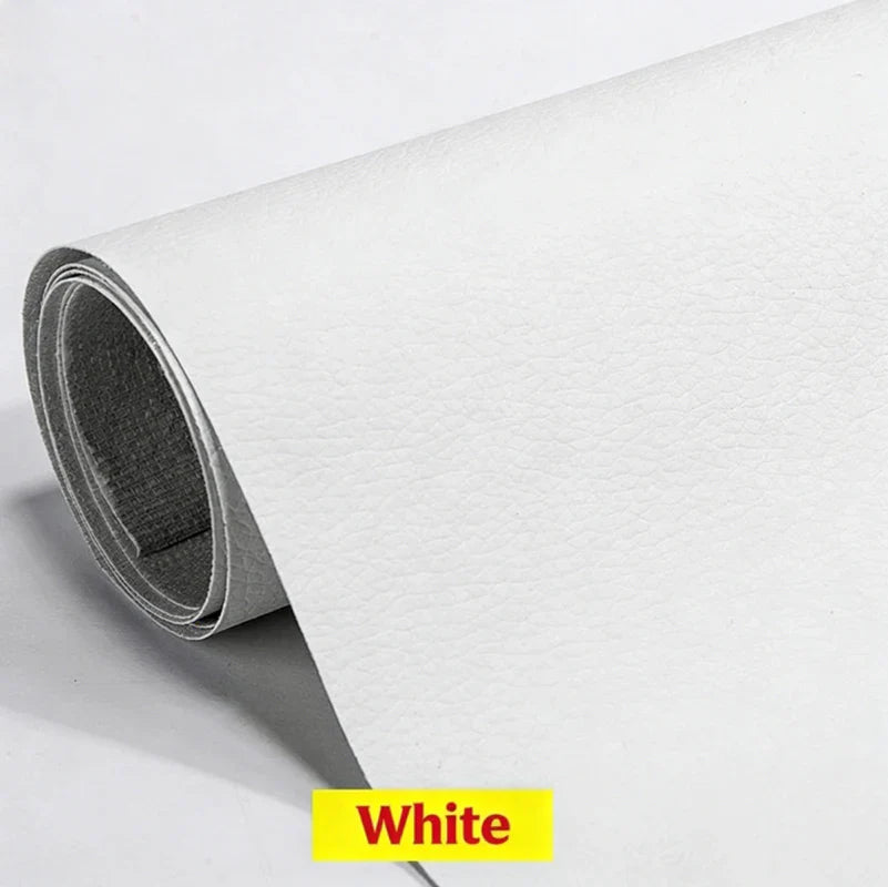 Large Self-Adhesive PU Leather Repair Patch – Faux Leather Tape for Sofa, Car & EV Seats