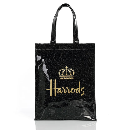 Simple Stylish PVC Reusable Shopping Bag – Luxury Eco-Friendly Waterproof Tote for Summer Beach