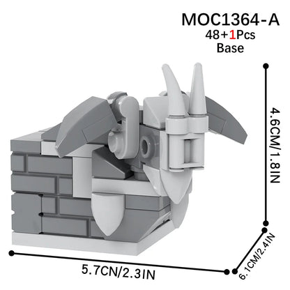 MOOXI Movie Series MOC BrickHeadz Building Blocks Set – DIY Educational Toy for Kids