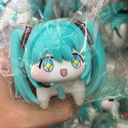 7cm Hatsune Miku Q Version Action Figure – Kawaii PVC Anime Desktop Decoration Toy
