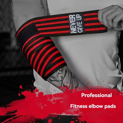 Sports Elbow Guard - Winding Pressure Elbow Pad for Weightlifting & Bench Press - Protective Gear & Gym Equipment Booster