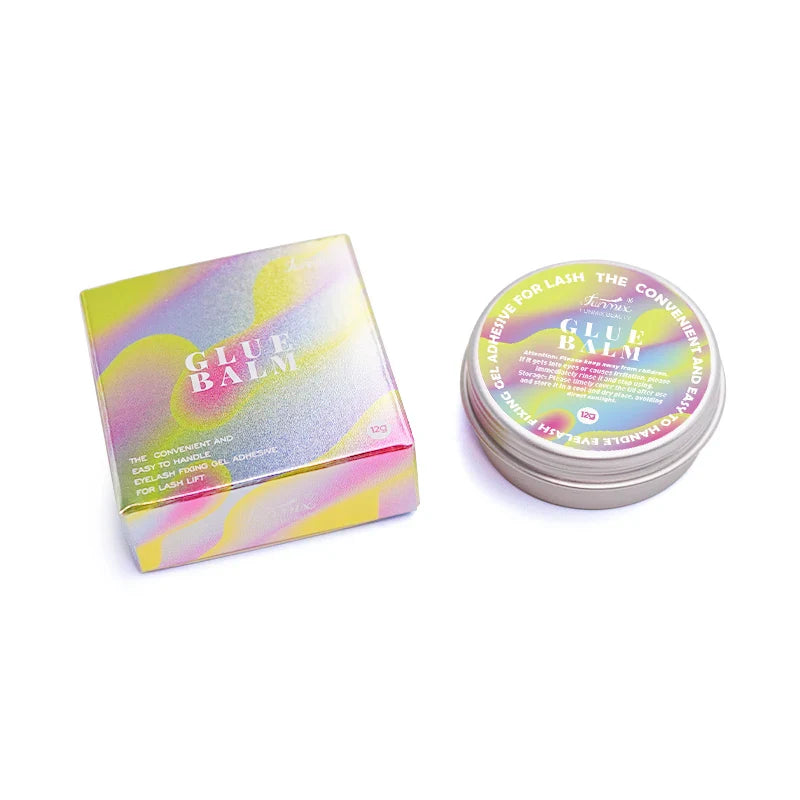 12g Solid Eyelash Lift Glue – Non-Irritating Fragrant Adhesive for Lifting Lashes & Eyebrows, Balm Ironing Tool