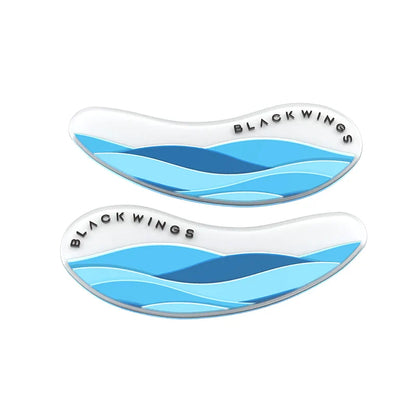 Blackwings Reusable Silicone Cooling Eye Patches – Gel Eye Mask for Dark Circles & Puffy Eyes (6 Pairs)